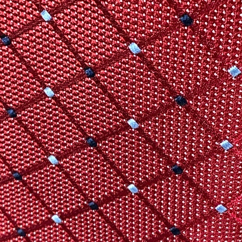 Nautica Red Diamond Pattern Necktie Business Career‎ Interview